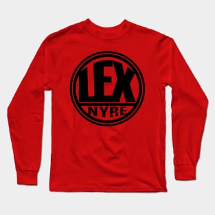 LEX (NYRE) Logo (Black Print) Long Sleeve T-Shirt